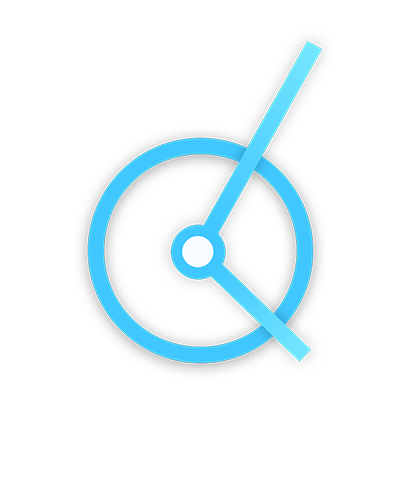 A graphic for a clock