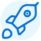 Graphic image for a rocket