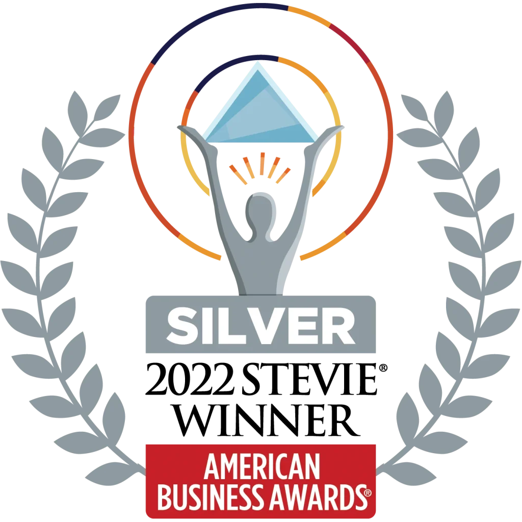 Silver 2022 Stevie Logo award